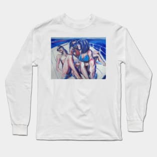 Friends - Girls Fun With Yachting Long Sleeve T-Shirt